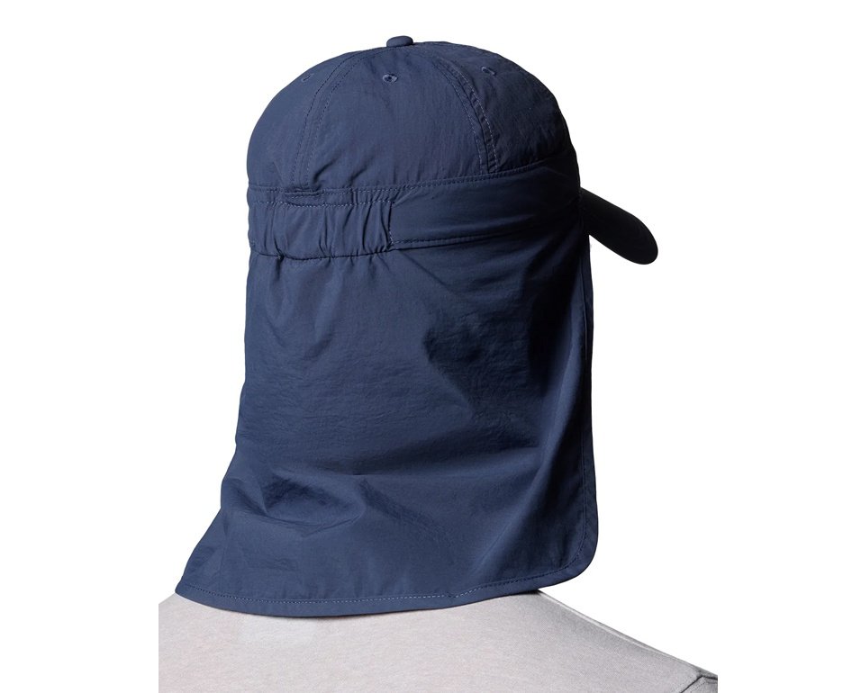 Chapéu Columbia com Proteção Solar Omni-Shade™ FPU 50 e Aba de Pescoço - Azul