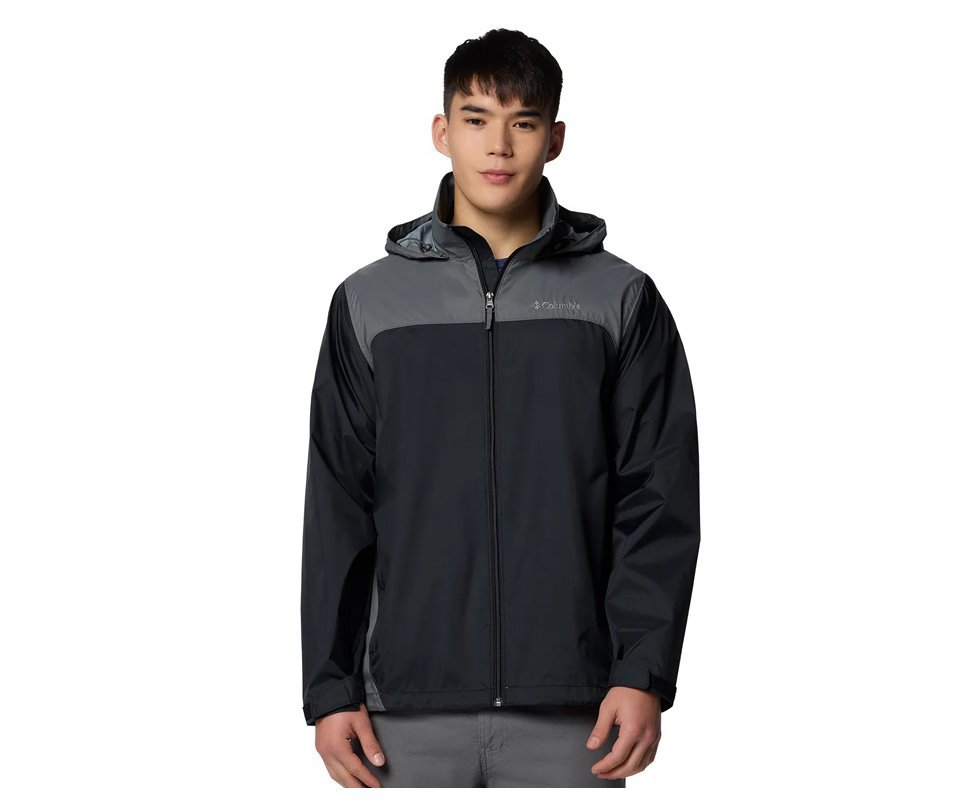 Jaqueta Columbia Glennaker Lake II Rain Black/City Grey