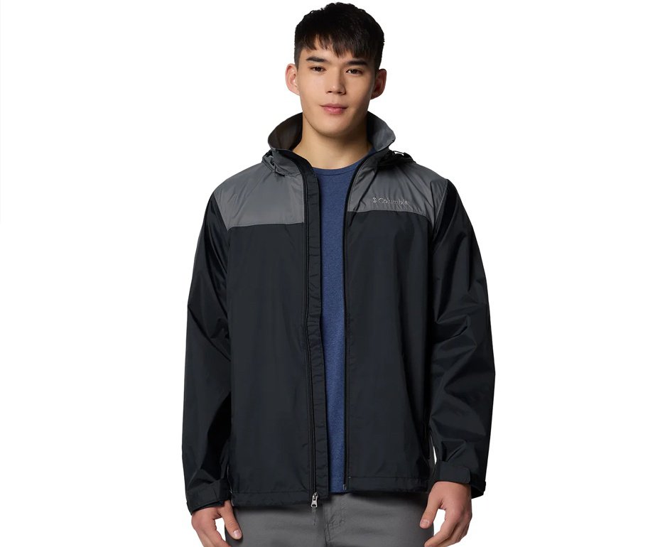 Jaqueta Columbia Glennaker Lake II Rain Black/City Grey
