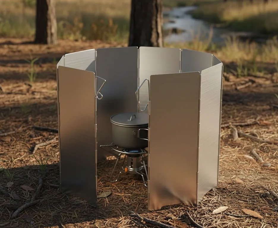 Escudo NTK corta vento para Fogareiro portátil