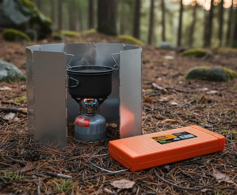 Escudo NTK corta vento para Fogareiro portátil