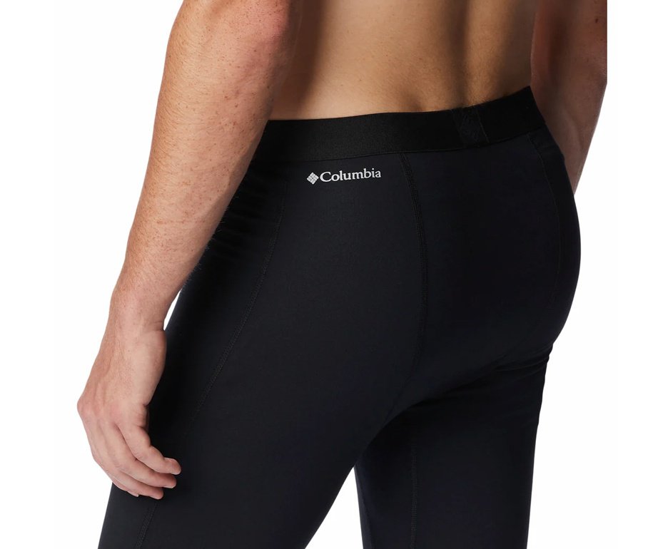 Calça segunda pele Columbia Masculina Midweight Stretch Tight Black