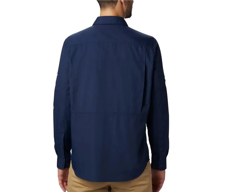 Camisa Columbia Masculina Silver Ridge 2.0 Collegiate Navy