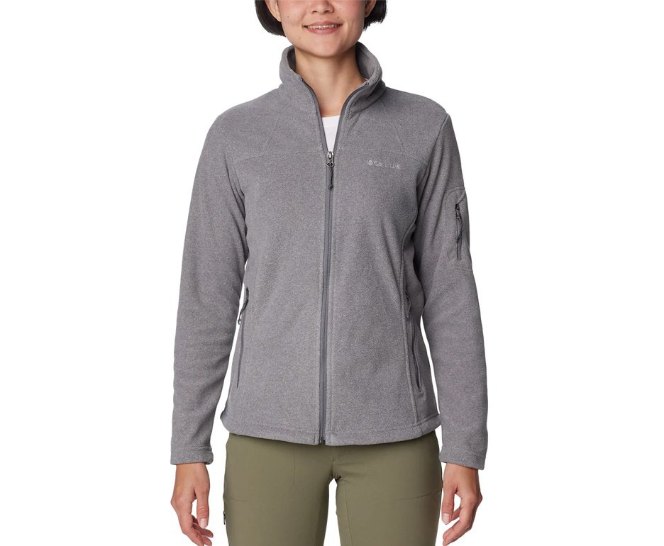 Jaqueta Columbia Feminina Fast Trek II Cinza Claro