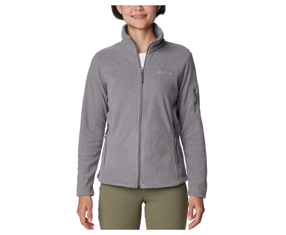 Jaqueta Columbia Feminina Fast Trek II Cinza Claro