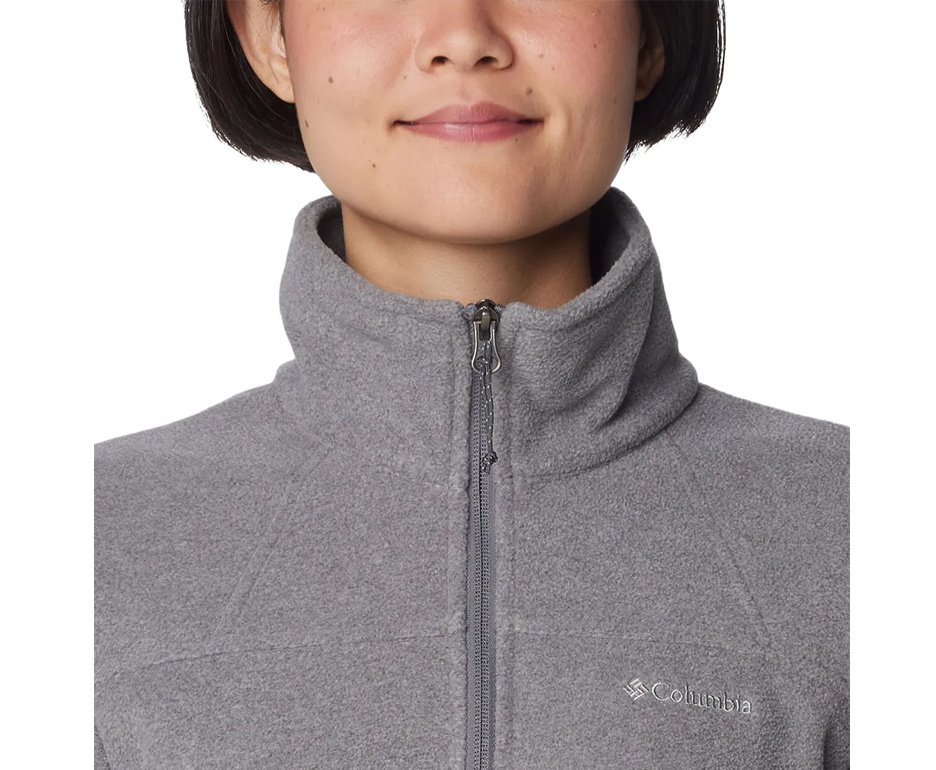 Jaqueta Columbia Feminina Fast Trek II Cinza Claro