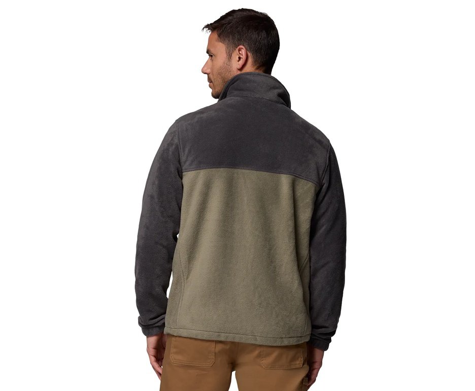 Jaqueta Columbia Masculina Fleece Steens Mountain Full Zip Safari/ Stone Green