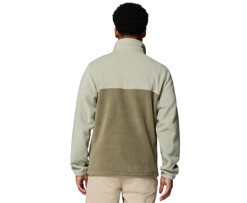 Jaqueta Columbia Masculina Fleece Steens Mountain Full Zip Safari/ Stone Green