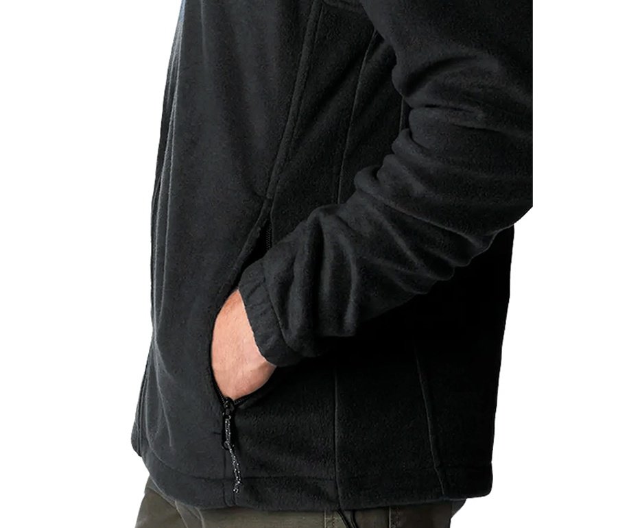 Jaqueta Columbia Masculina Fleece Steens Mountain Full Zip Black