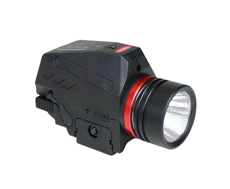 Lanterna Pist Rossi C/ Laser Vermelho Acionamento Lateral Trilho 22mm