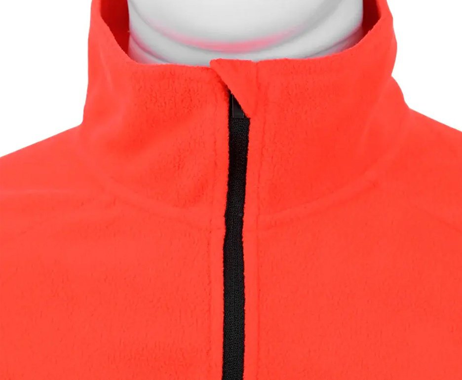 Jaqueta Kailash Fleece Chamonix 1/2 Ziper XLite Masculino Laranja Escuro