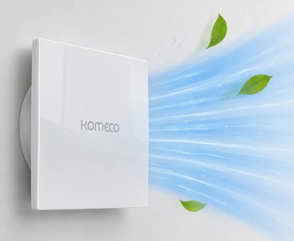Exaustor de Ar Komeco Koea 150mm Bivolt Quadrado