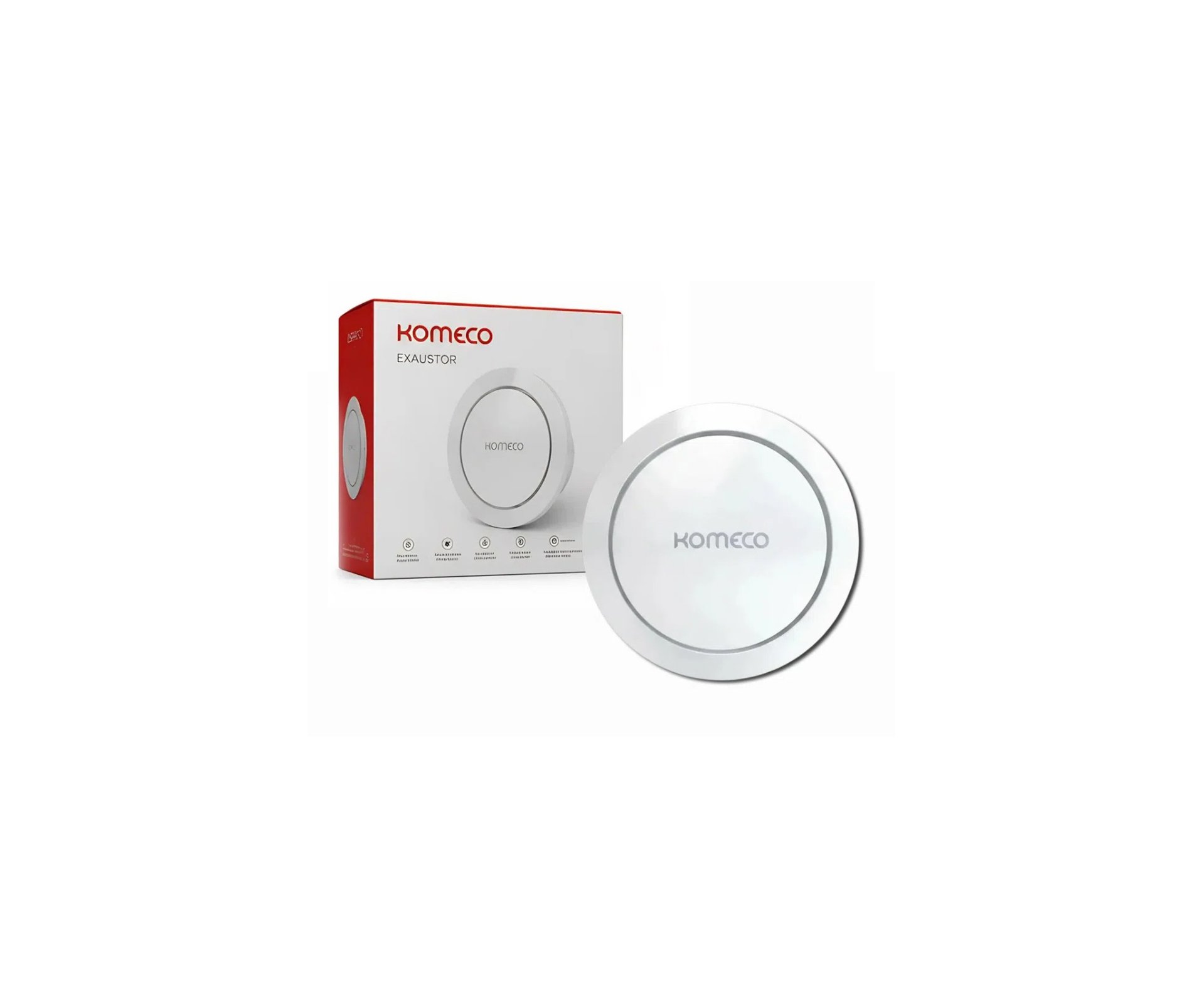 Kit 2 unds do Exaustor de Ar Banheiro Komeco Koea 150mm Bivolt Circular