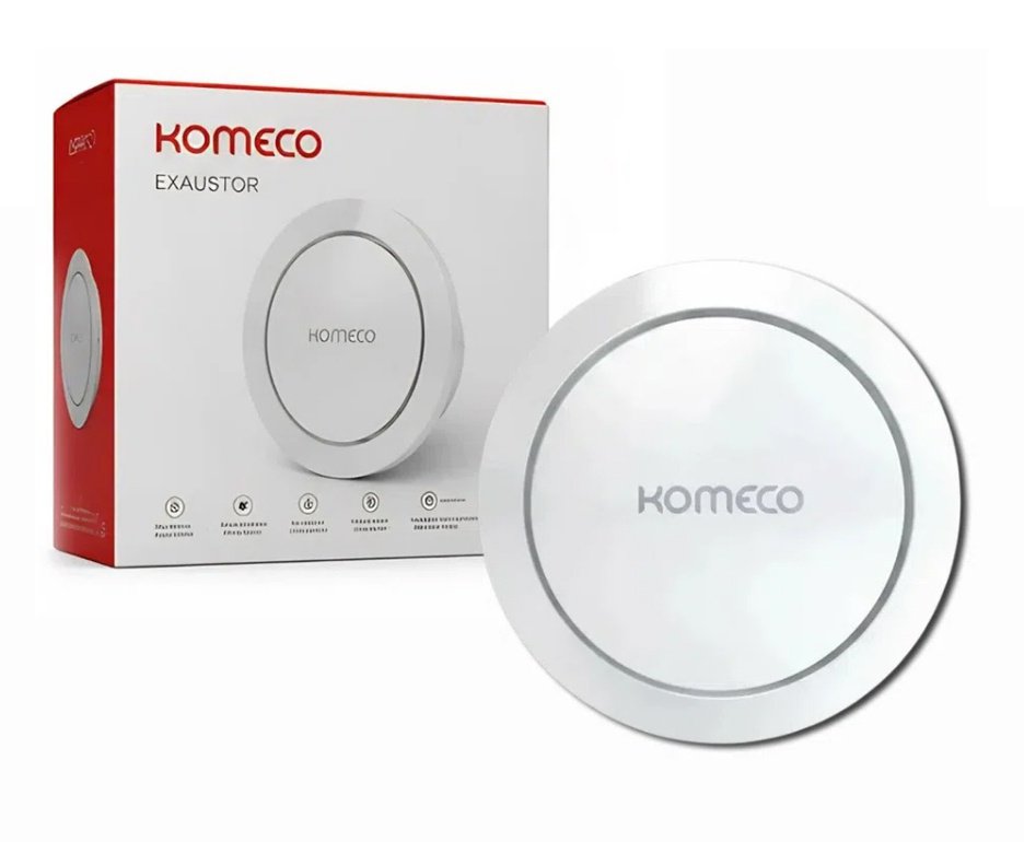 Kit 2 unds do Exaustor de Ar Banheiro Komeco Koea 100mm Bivolt Circular