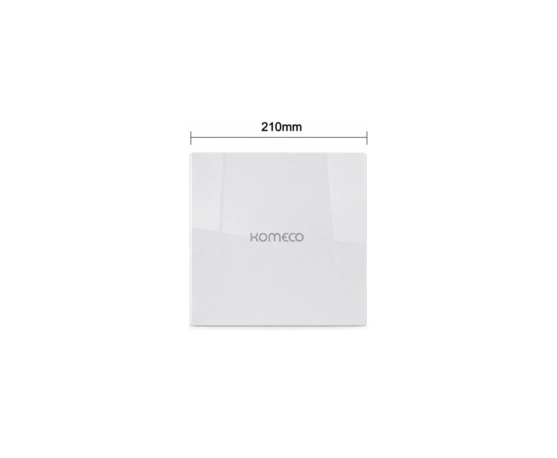 Kit 2 unds do Exaustor de Ar Banheiro 10cm Komeco Koea 100 Bivolt Quadrado