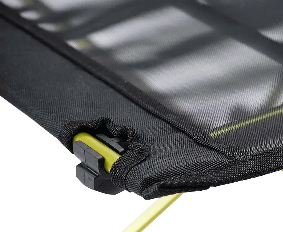 Mesa Hawapi 39x59 Com Porta Copos ALUMINIO - Verde Limão/Preto
