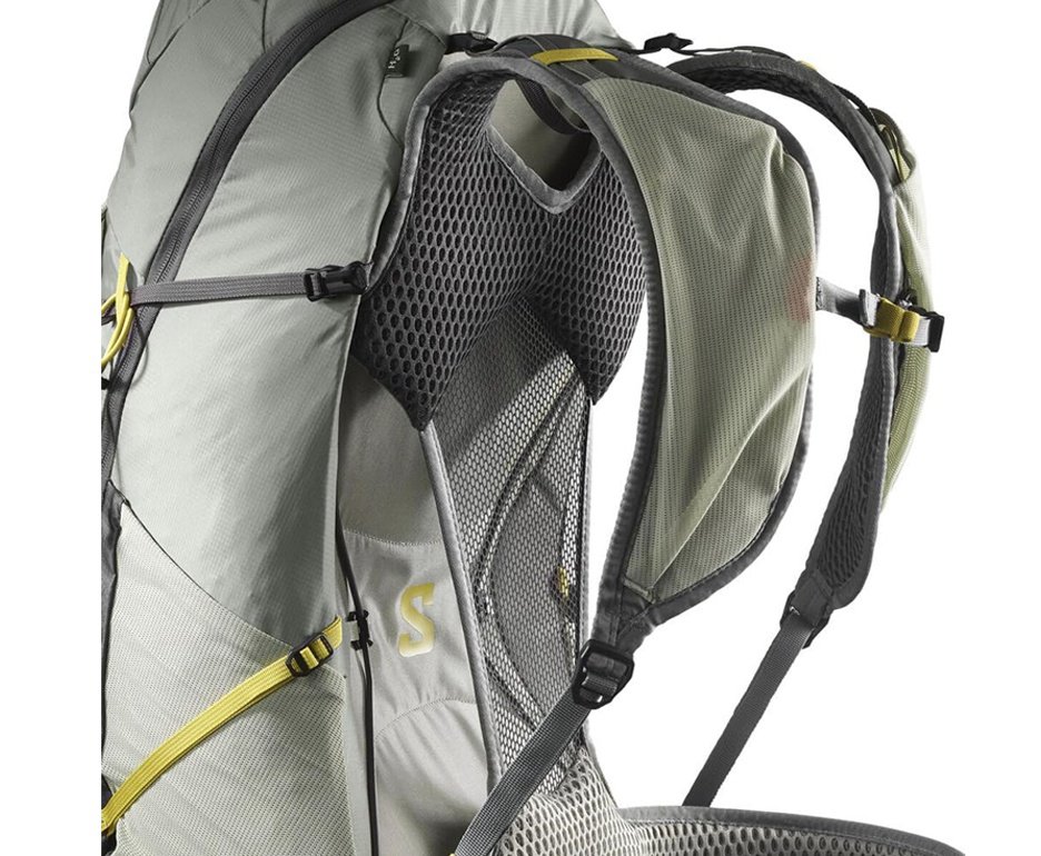 Mochila Salomon Aerotrek 30 Sedona Sage/Seagrass/Iron Dorso P/M