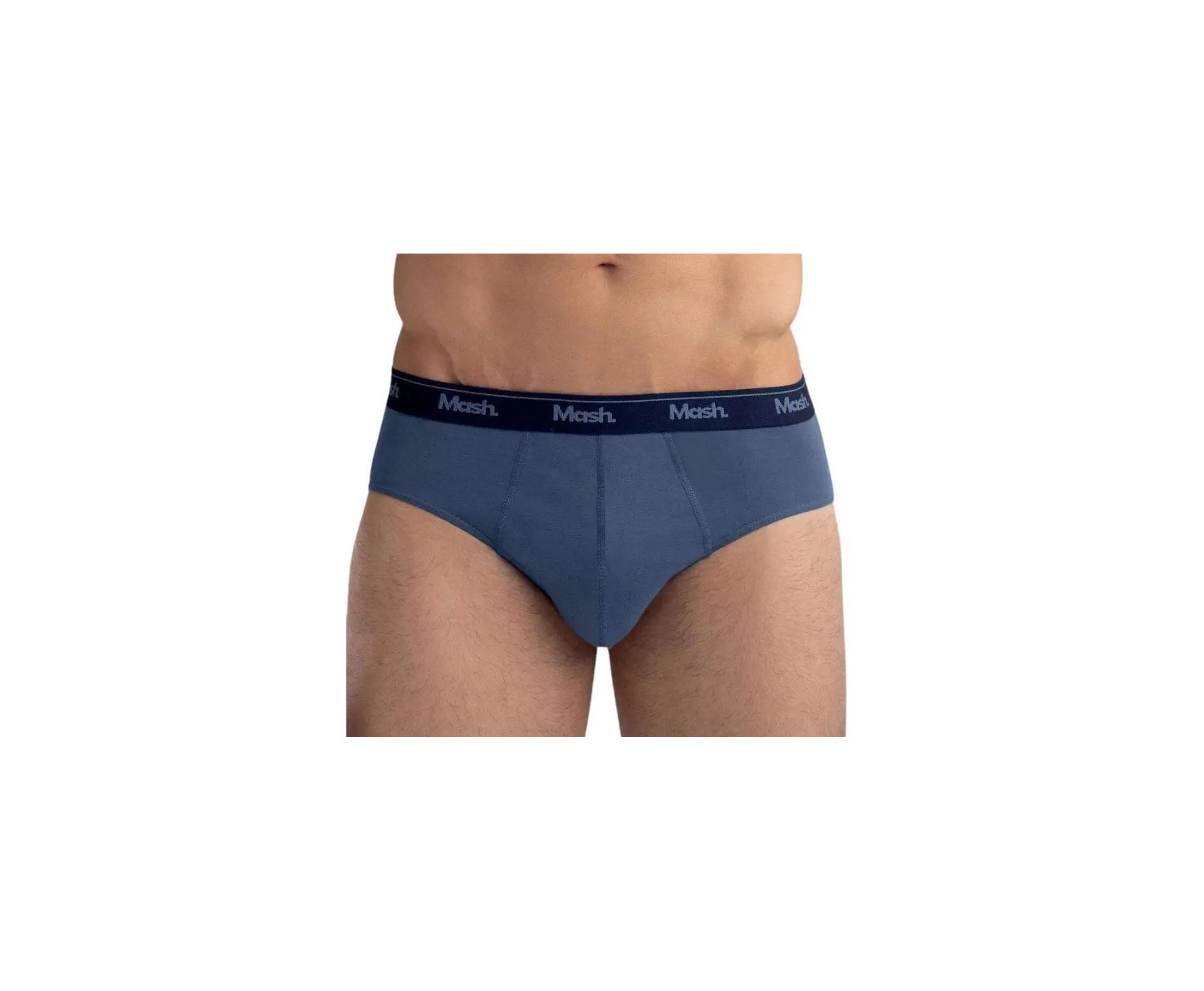 Kit 6 Cueca Slip Alg Elast Mash 0.75.04N AZ08/AZ08/AZ08/AZ11/AZ11/AZ11 P