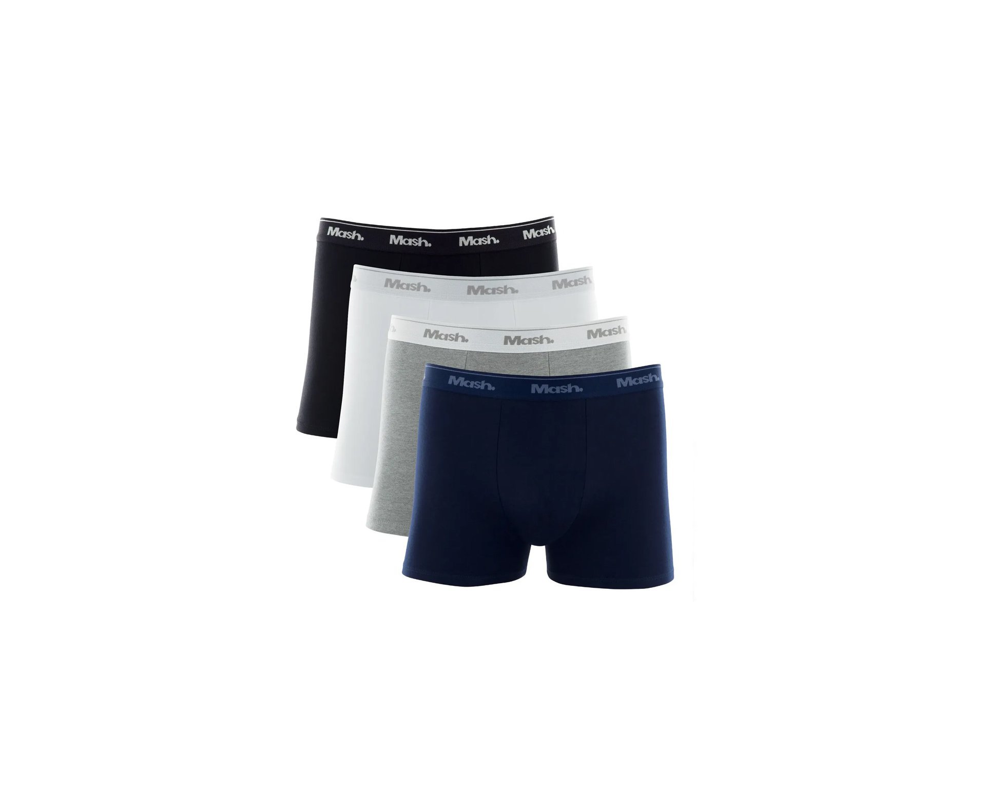 Kit 4 Cuecas Mash Boxer Box Algodão Cotton Original