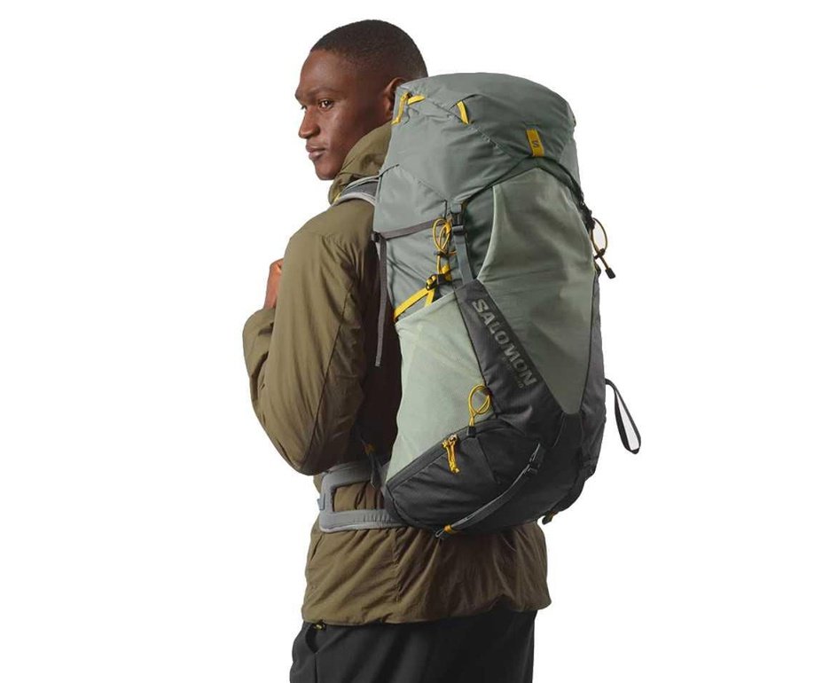 Mochila Salomon Aerotrek 40 Sedona Sage/Seagrass/Iron P/M