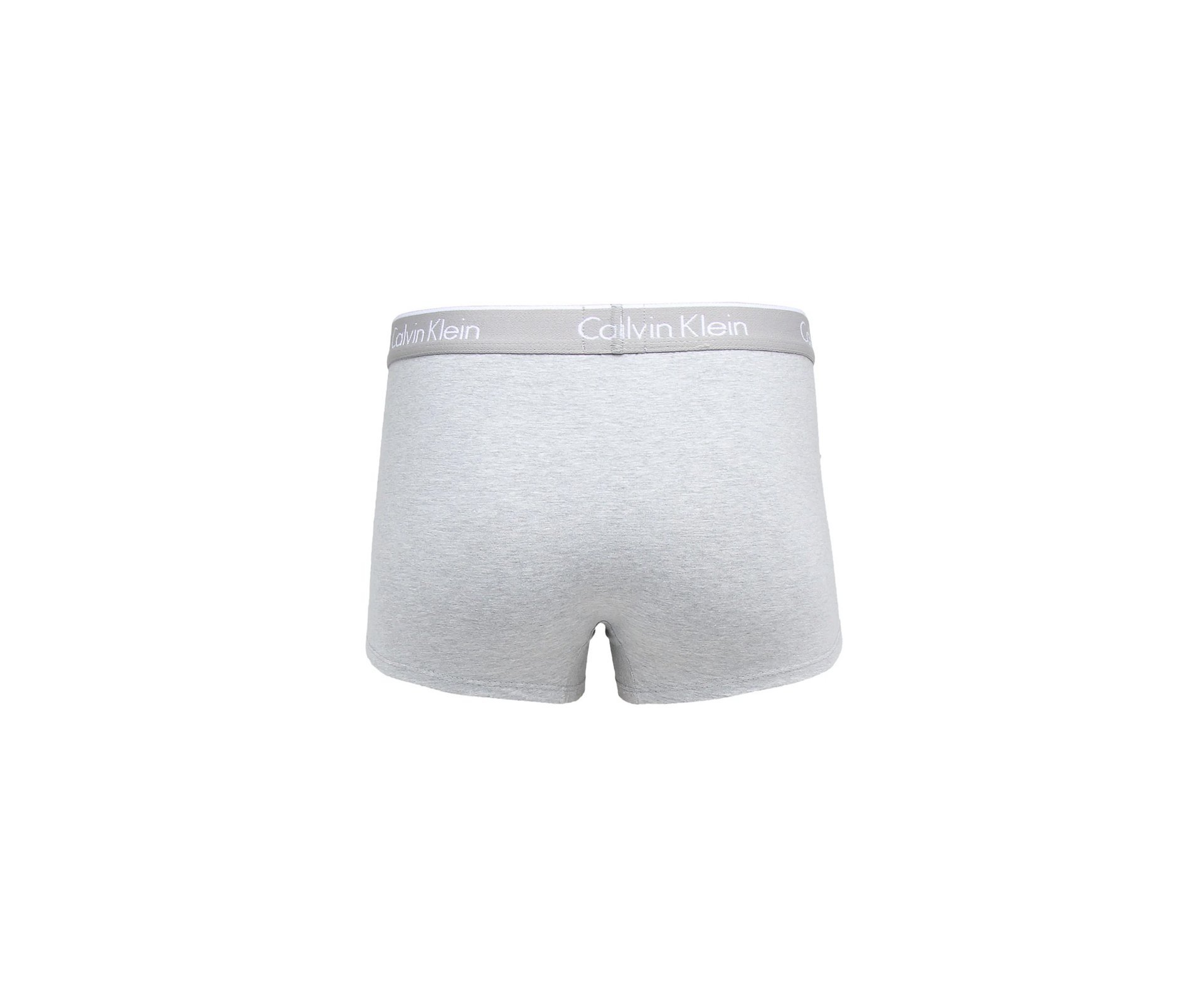 Kit 2 Cuecas Calvin Klein Low Rise Trunk Cotton - Cinza