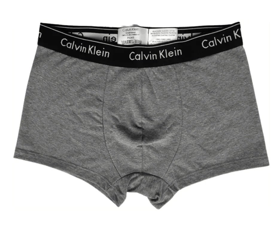 Kit 2 Cuecas boxer Calvin Klein Low Rise Trunk Cotton CK- Cinza