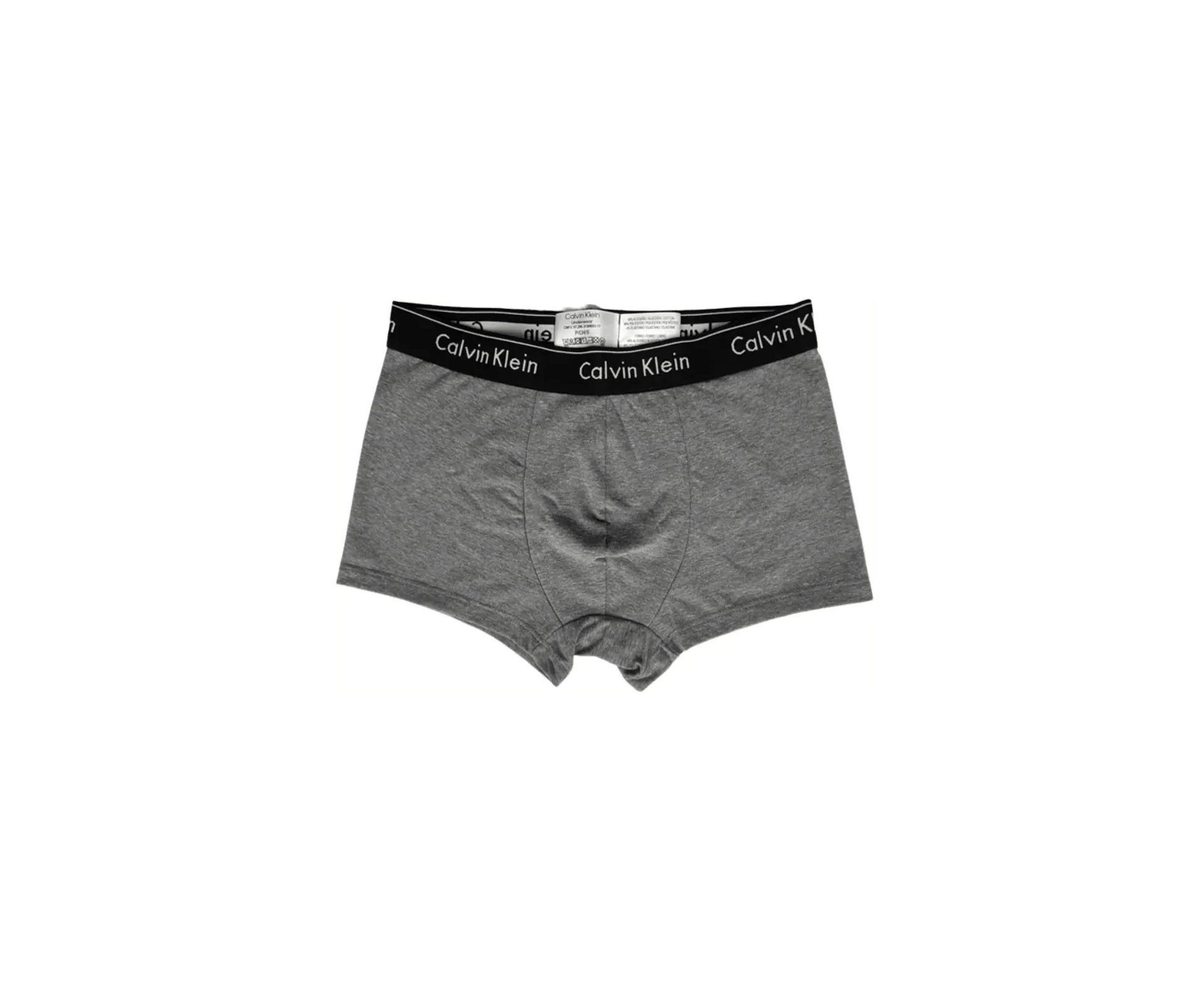 Kit 2 Cuecas boxer Calvin Klein Low Rise Trunk Cotton CK- Cinza