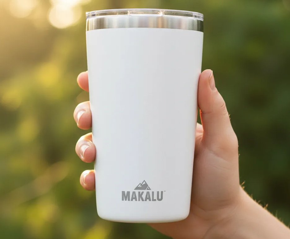 Copo Termico Makalu Aventura 420 ML - Branco