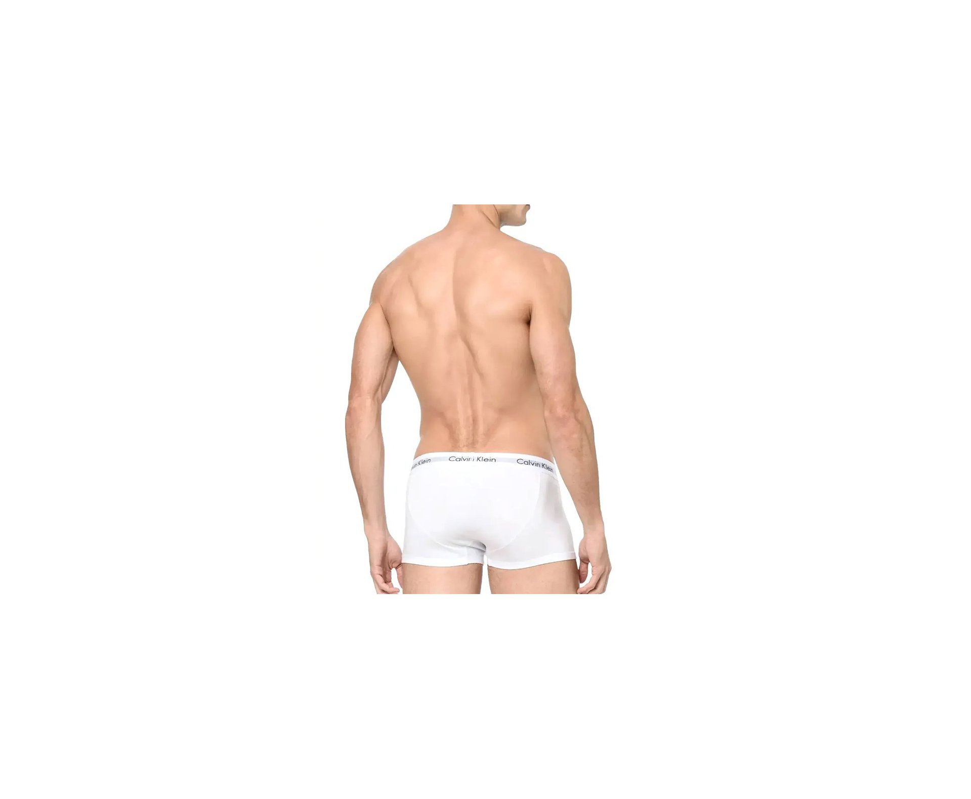 Kit 4 Cuecas Calvin Klein Boxer Low Rise Trunk de Cotton - Branco/Preto