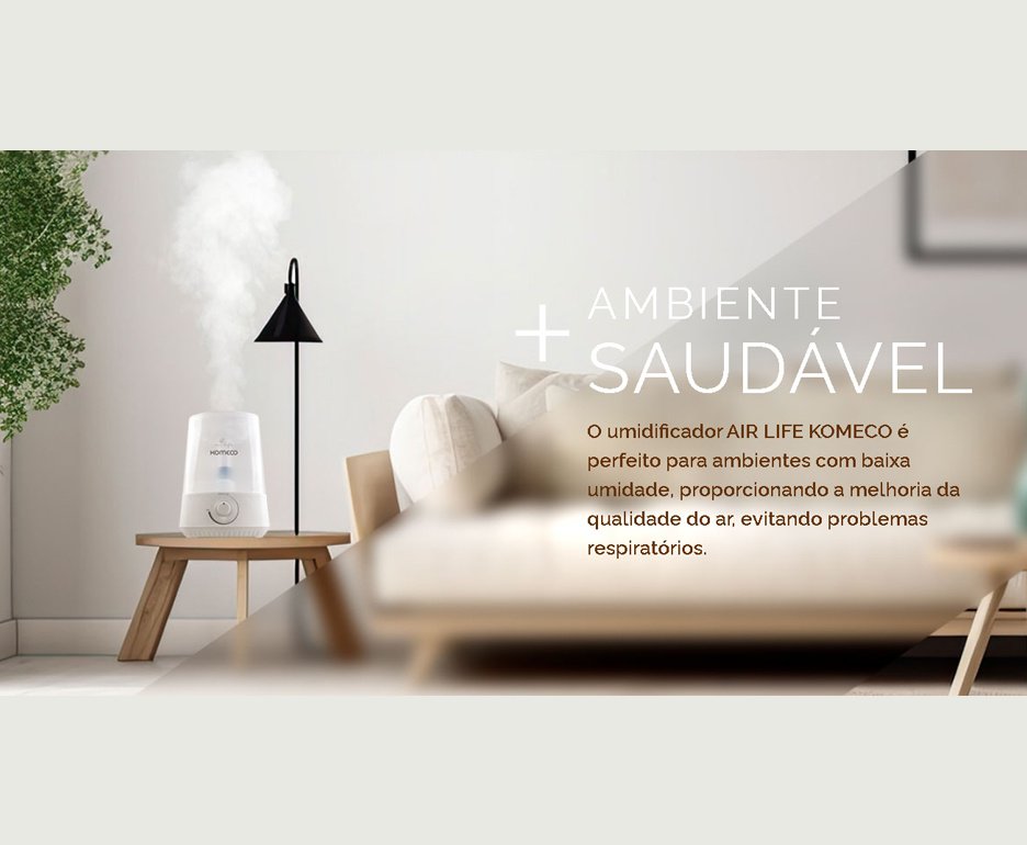 Umidificador de Ar Ultrassonico Komeco Kou 38 G1 Bivolt