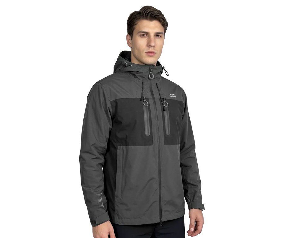 Jaqueta Kailash Anorak 3x1 Fitz Roy Chumbo/Preto Masculino