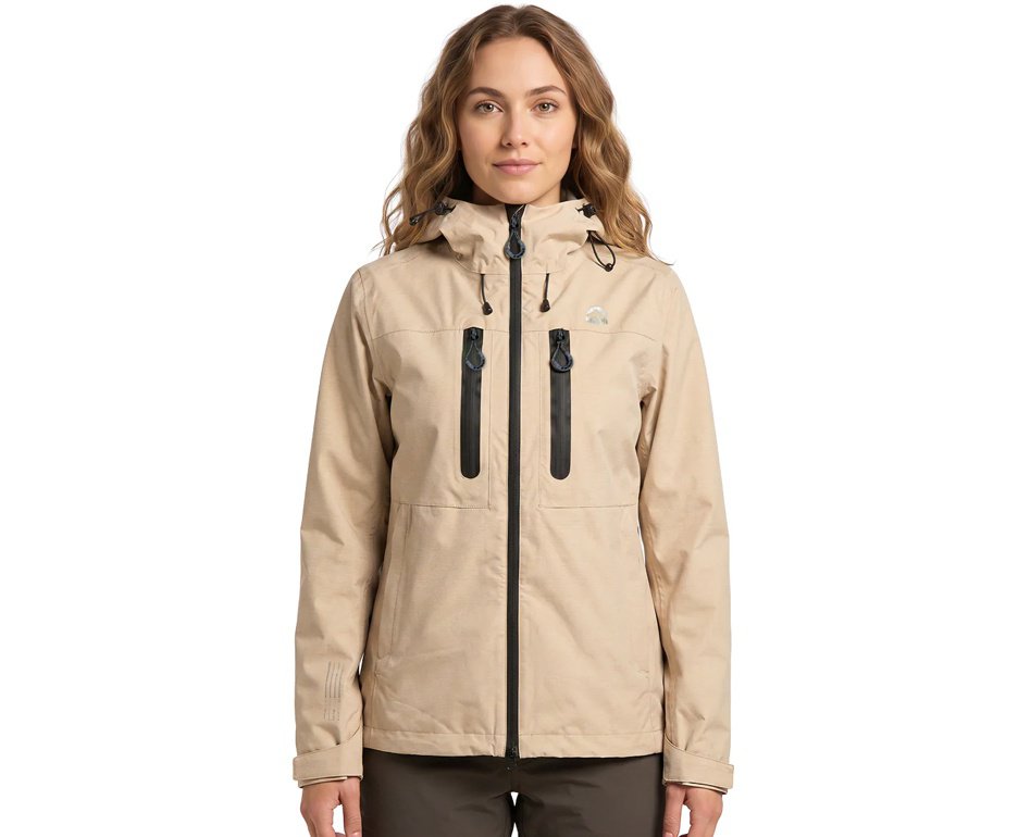 Jaqueta Kailash Anorak 3x1 Fitz Roy Feminina Off White/Preto