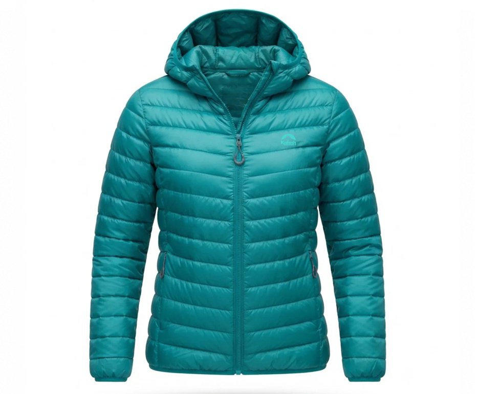 Jaqueta Puffer Kailash Patagônia Sintética Feminina Esmeralda