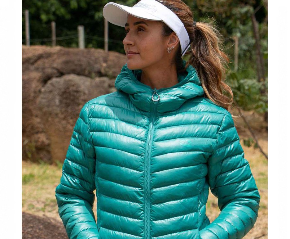 Jaqueta Puffer Kailash Patagonia Sintetica Feminina - Esmeralda