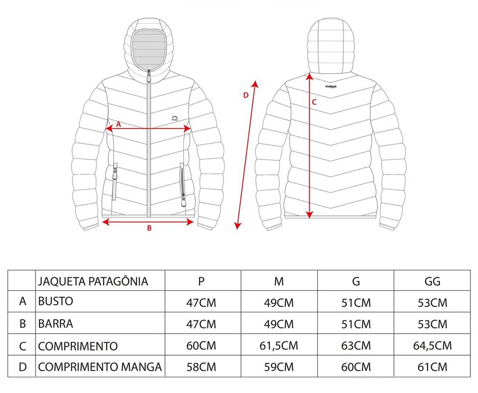 Jaqueta Puffer Kailash Double Patagonia Feminina - Preto/Verde Limão