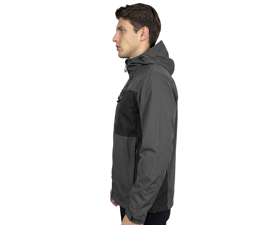 Jaqueta Anorak 3x1 Fitz Roy Chumbo/Preto Masc Kailash P