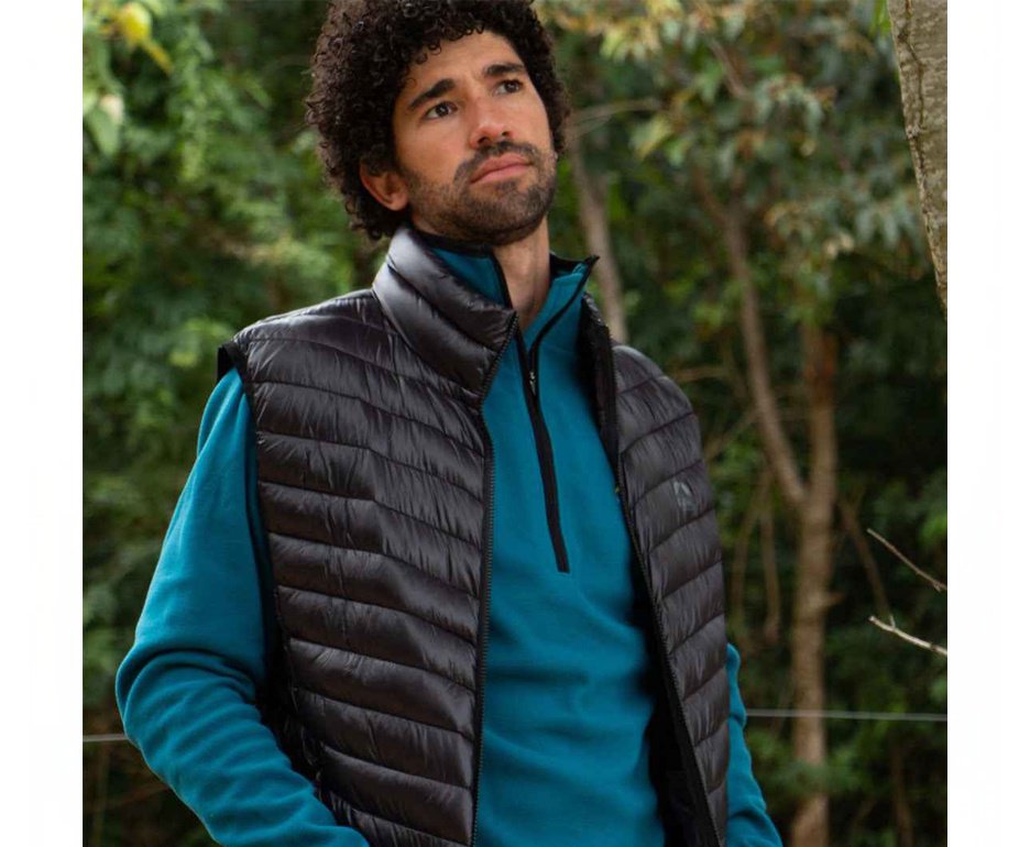 Colete Kailash Puffer Patagonia Sintetico Masculino- Preto