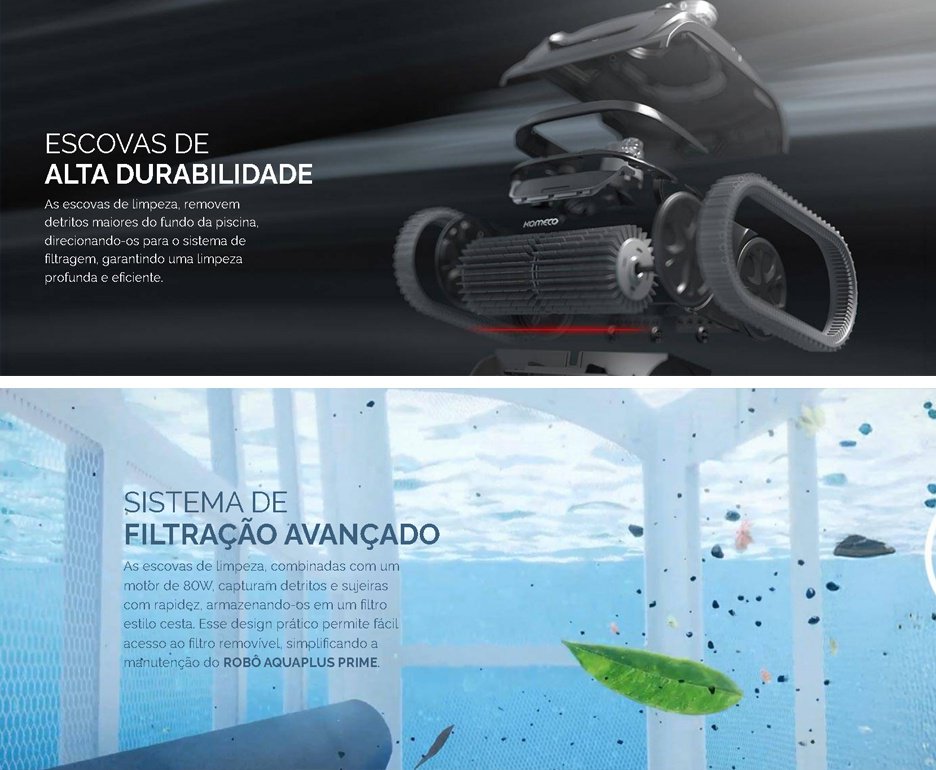 Robo Aspirador De Piscina Komeco Korp 80 WiFi Bivolt
