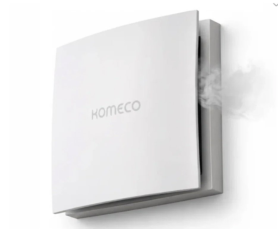 Exaustor de Ar Banheiro 10cm Komeco Koea 100 Bivolt Quadrado - OUTLET