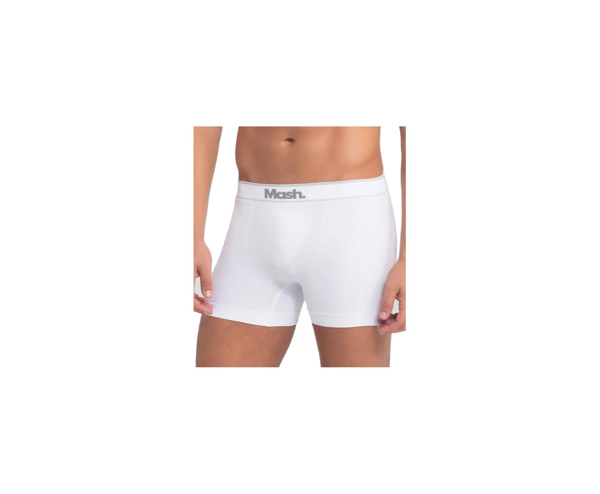 Kit Com 6 Cuecas Boxer Mash Microfibra Sem Costura Ref. 711.18