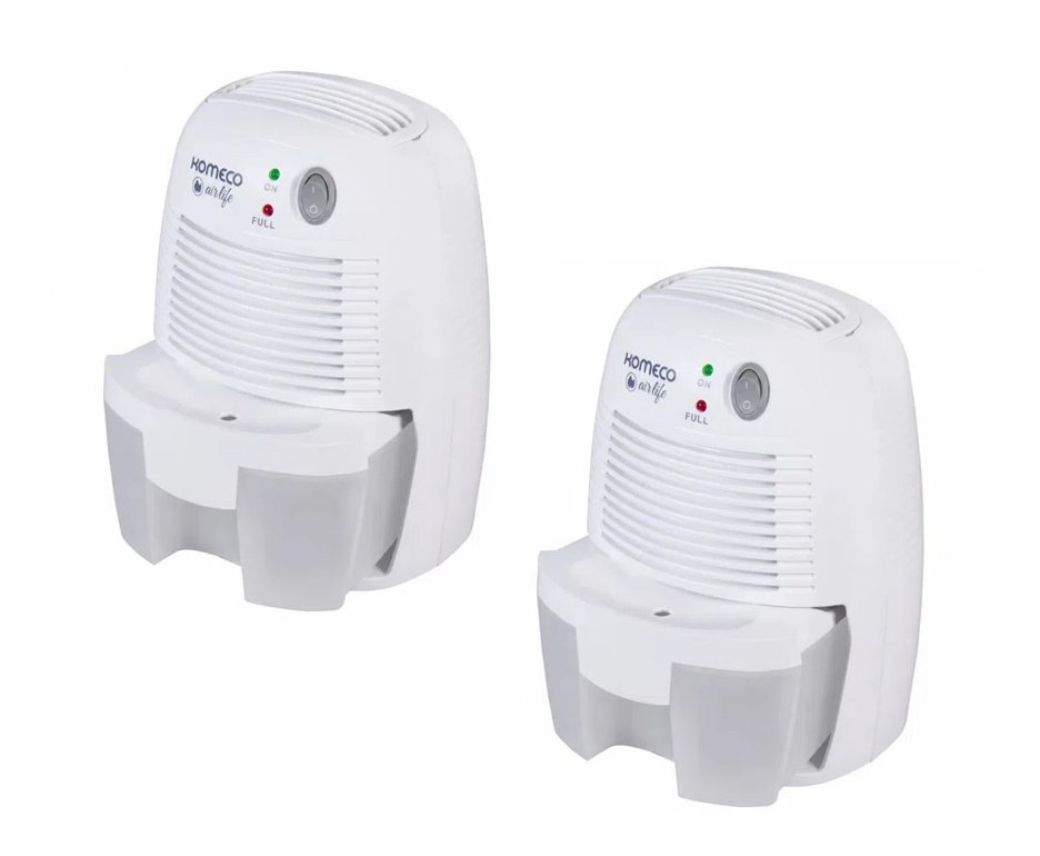 kit 2 unds do Mini Desumidificador de Ar Peltier Komeco KDP 250 G1 Bivolt