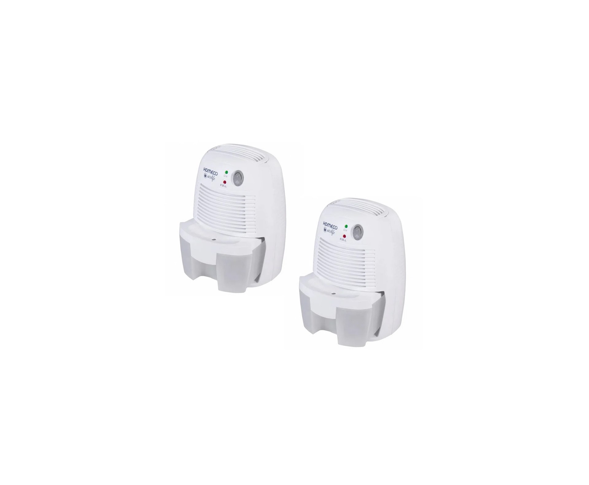 kit 2 unds do Mini Desumidificador de Ar Peltier Komeco KDP 250 G1 Bivolt