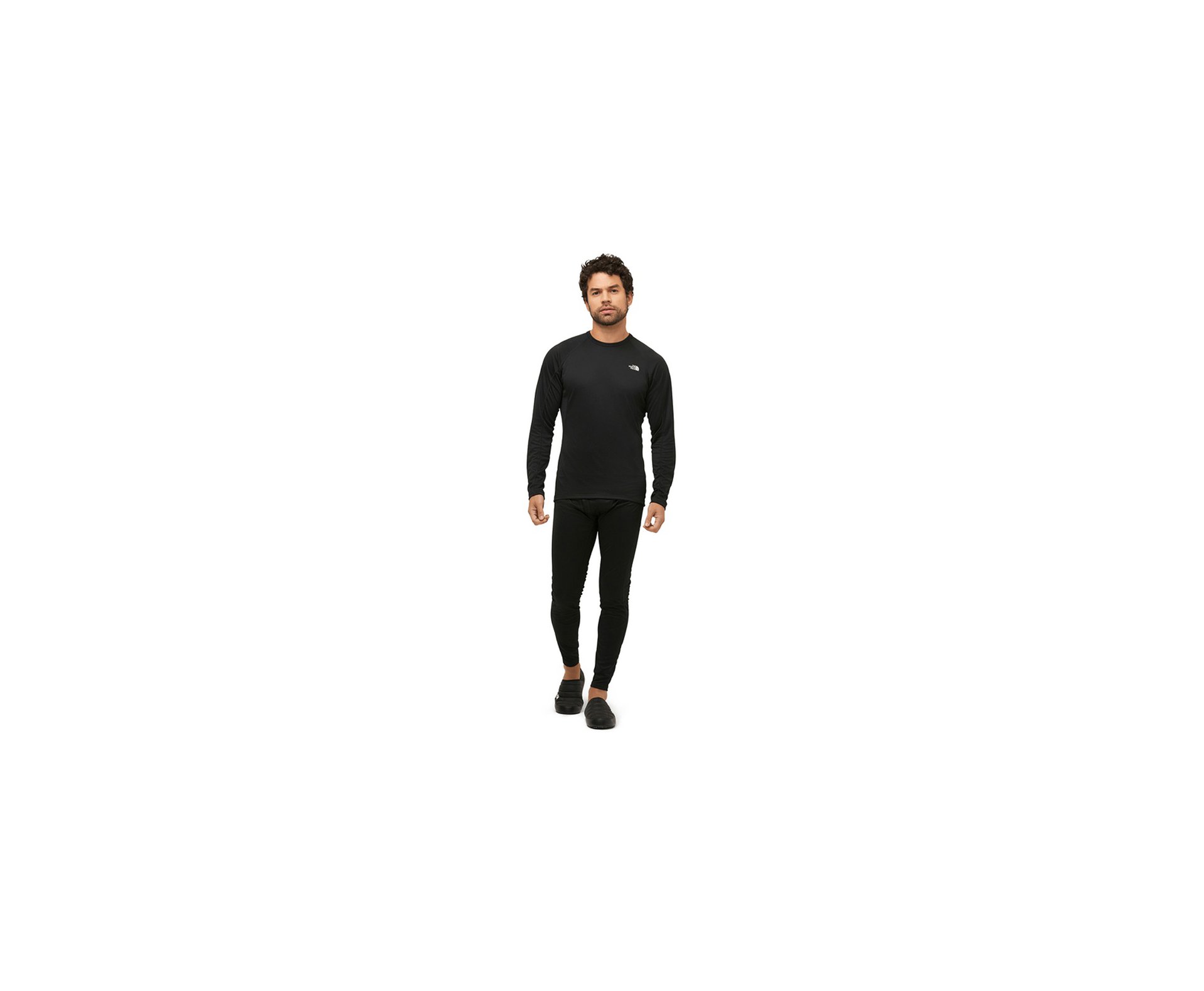 Camiseta Masculina The North Face Warm Crew Neck Preto