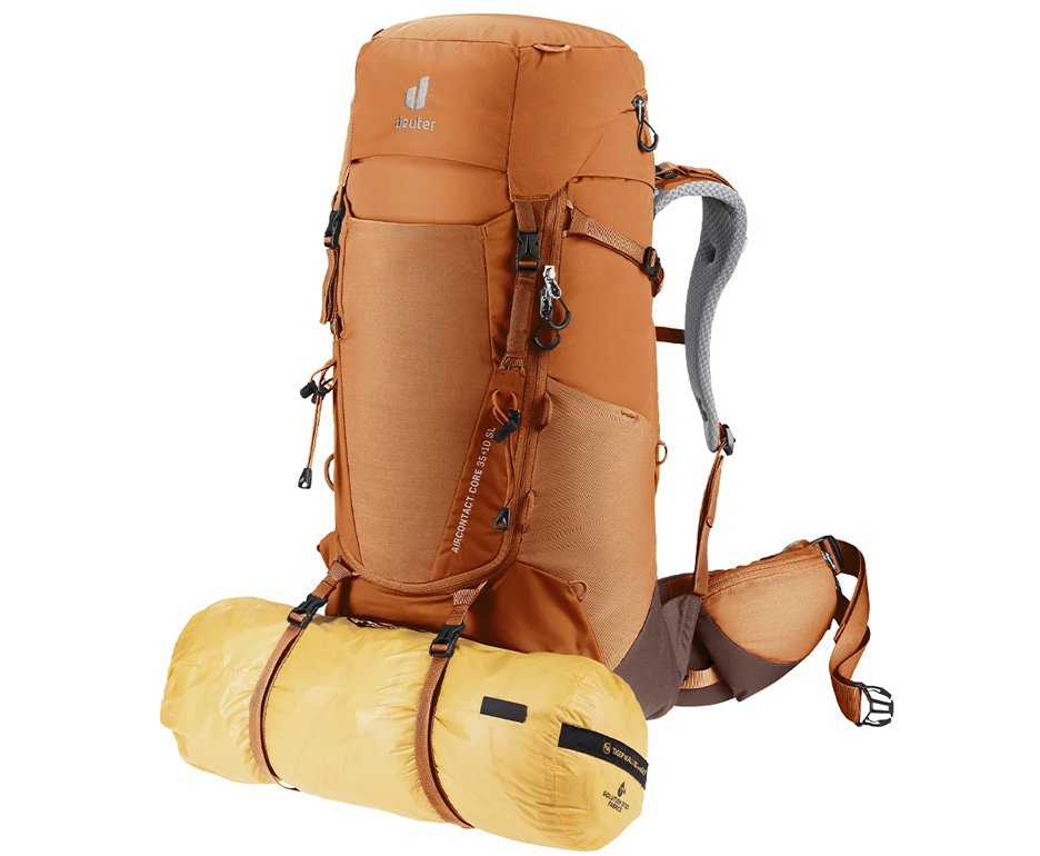 Mochila Deuter para Trekking Aircontact Core 35+10 SL Laranja