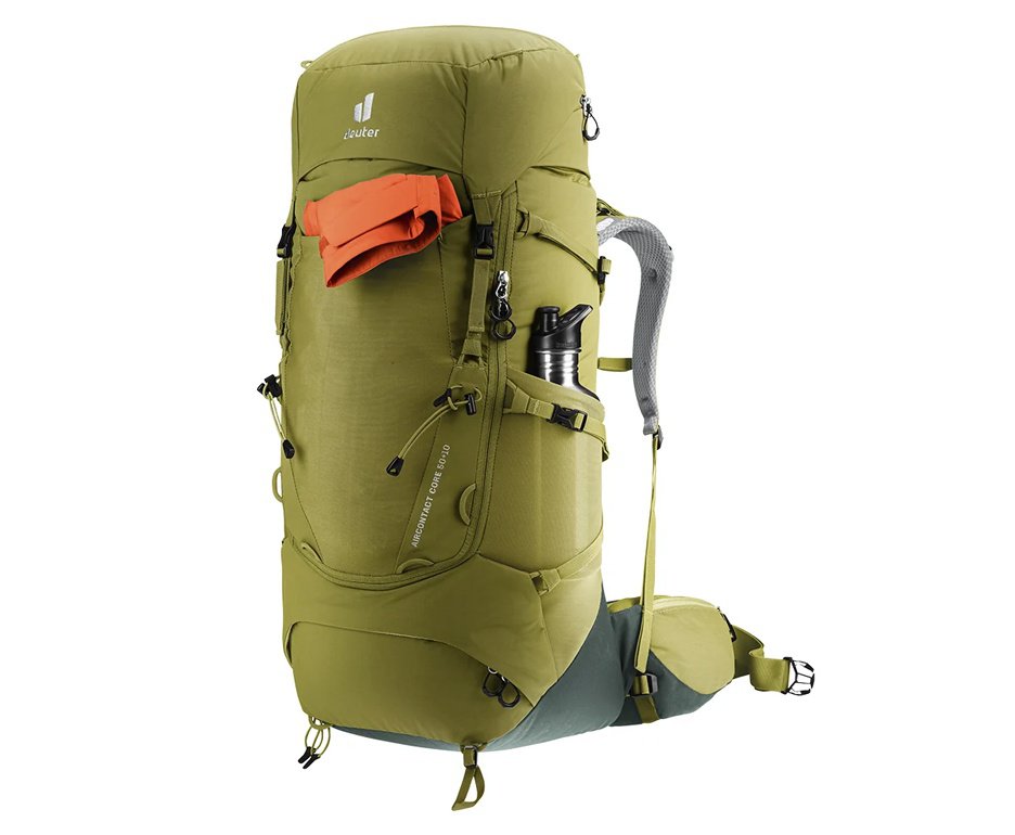 Mochila para Trekking Deuter Aircontact Core 50+10 - Verde