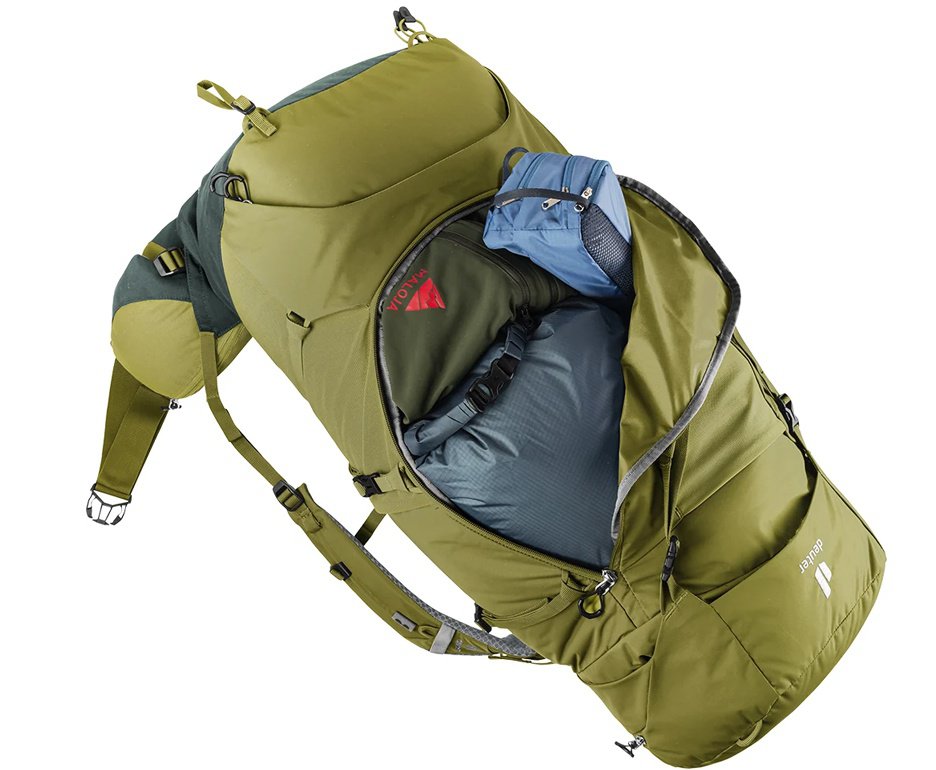Mochila para Trekking Deuter Aircontact Core 50+10 - Verde