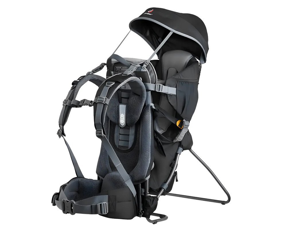 Mochila Deuter de Transporte para Bebê Kid Comfort I Set - Preto