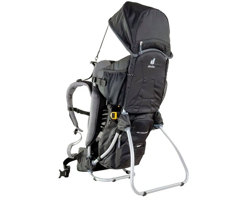 Mochila Deuter de Transporte para Bebê Kid Comfort I Set - Preto