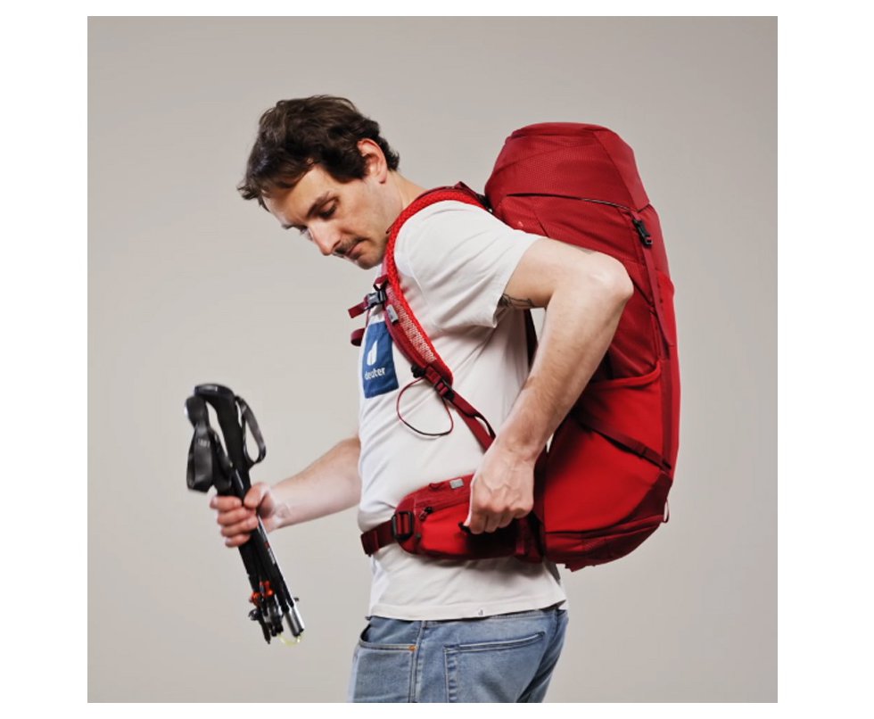 Mochila Deuter Futura Pro 32 SL 2026 - Vermelho