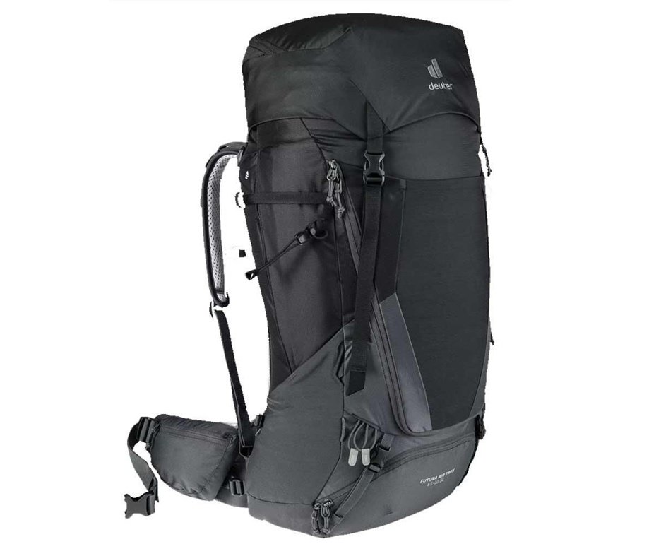 Mochila Deuter Trekking Lite 55 + 10 - Preto